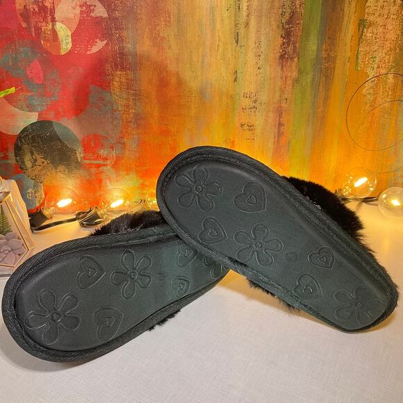 Comfy Slippers, Cute, Faux Fur, Rainbow - Picture 9 of 9